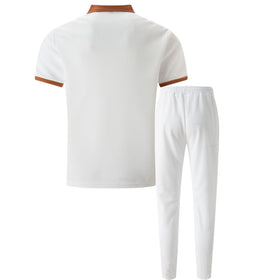 KZMFROY contrast-color polo detail adds subtle visual interest.