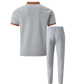 KZMFROY men's 2pc set pocket detail showing practical, clean lines.