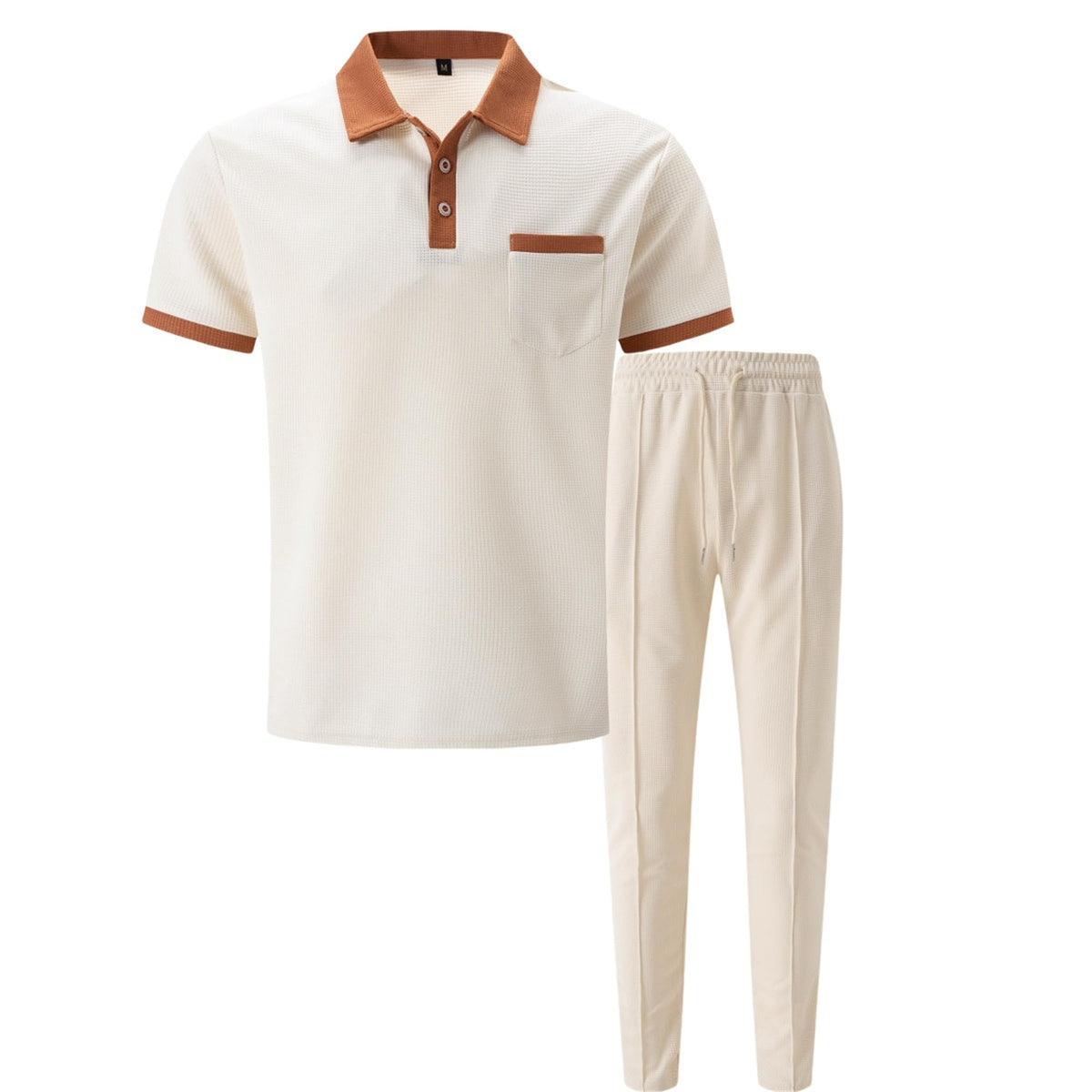 KZMFROY polo shirt pocket design adds handy storage for daily routines.