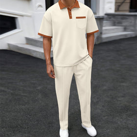 KZMFROY waffle trousers with clean lines for all-day casual comfort.