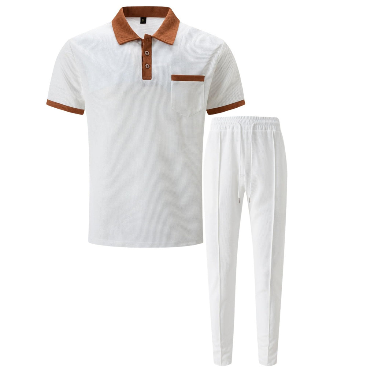 KZMFROY two-piece outfit paired with trousers for versatile daily wear.