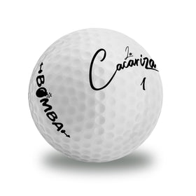 LA CACARIZA Bomba golf balls with low spin support straighter drives.