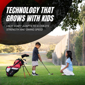 La Jolla Club junior iron-7 demonstrates solid contact and forgiveness for growing skill.