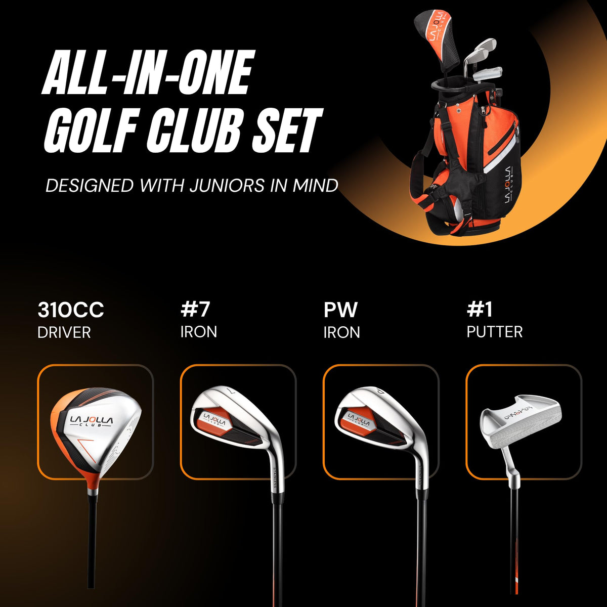 La Jolla Club junior irons highlight accurate contact and durable feel