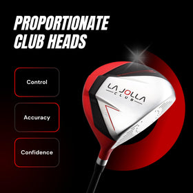 La Jolla Club junior pitching wedge provides reliable short game feedback on greens.