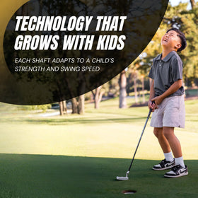 La Jolla Club junior golf set putter, zinc head for smooth putting