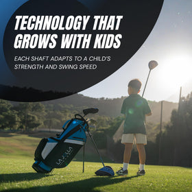 La Jolla Club junior putter with zinc balance aids smoother greens.