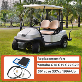 Labwork air filter kit for Yamaha carts maintains clean airflow.