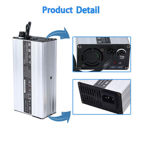 Labwork charger compatible with EZGO, Yamaha, DS, TXT, and Club Car models.