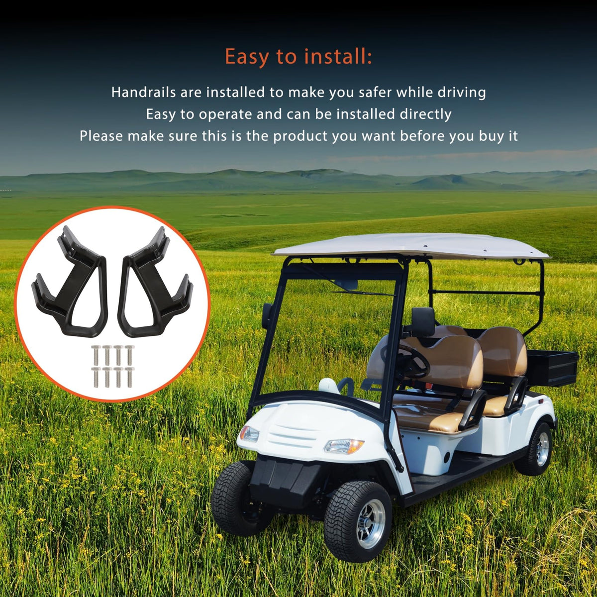 Labwork EZGO TXT left replacement with 71701-71702 parts.