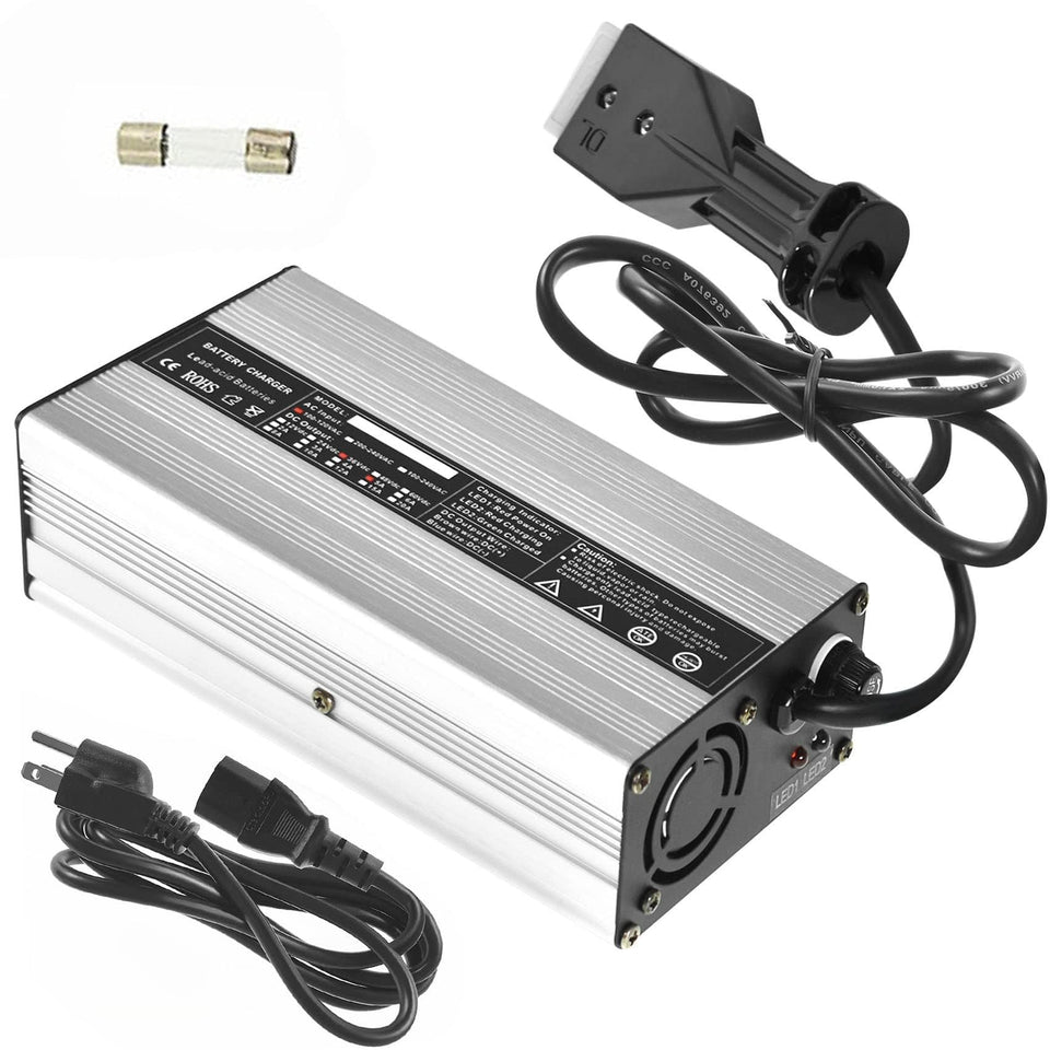 Labwork golf cart charger 36V 5A with SB50 plug for EZGO TXT compatibility.