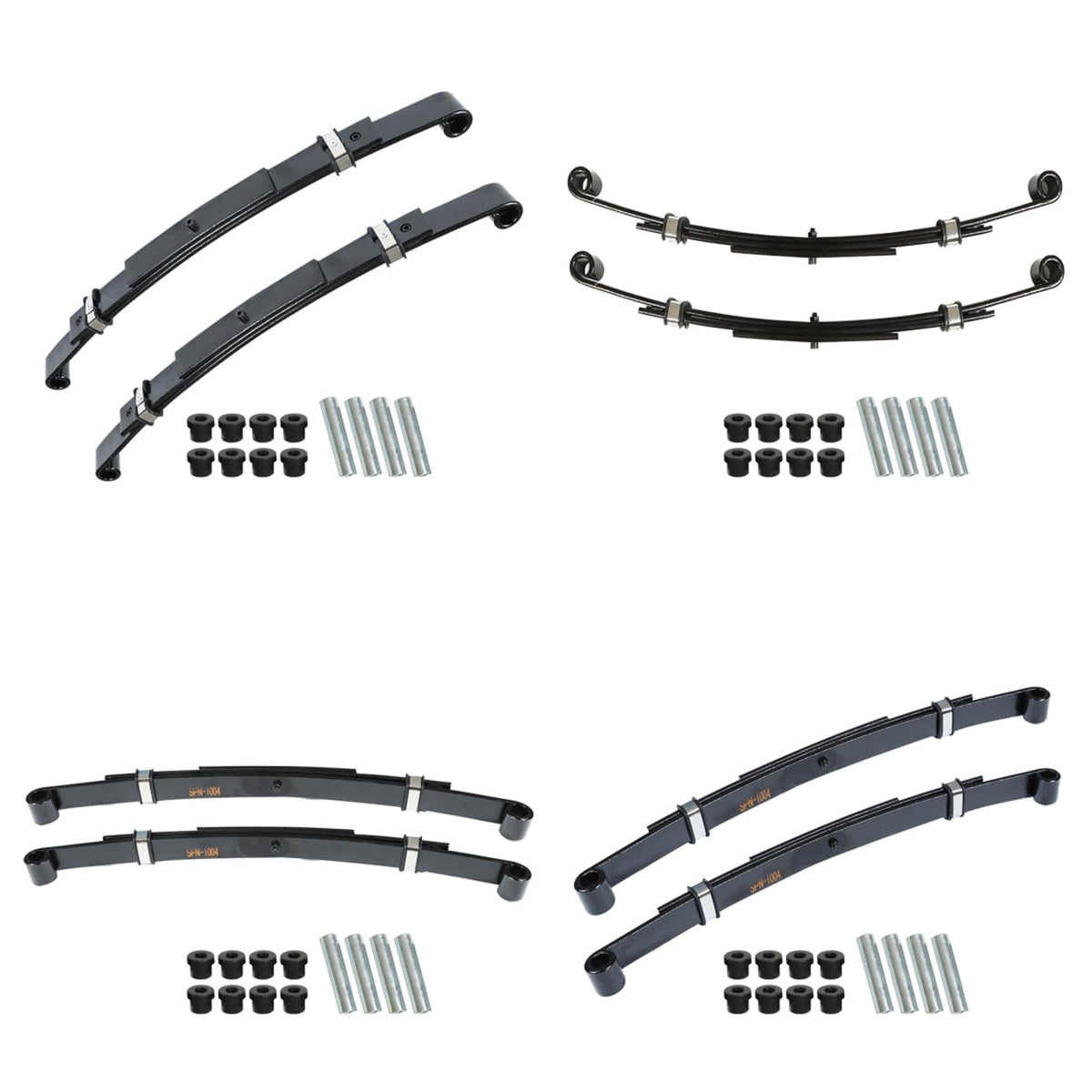 labwork heavy-duty rear leaf springs installed on EZGO TXT for smoother bumpy-road ride