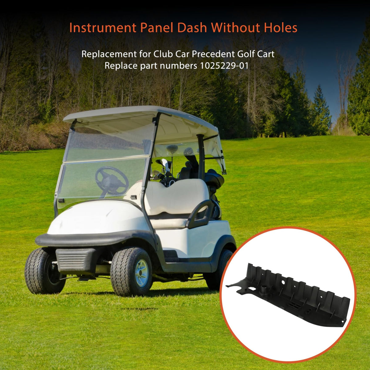 labwork instrument panel dash, high-quality material for reliable golf cart operation.