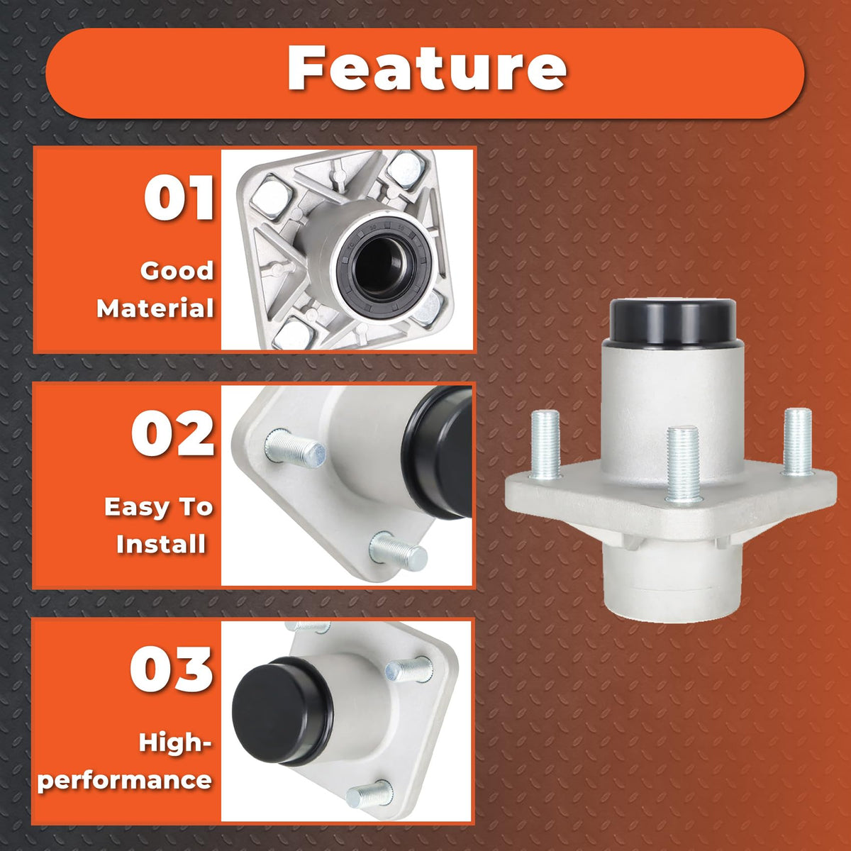Labwork hub kit package content, showing included items for installation.