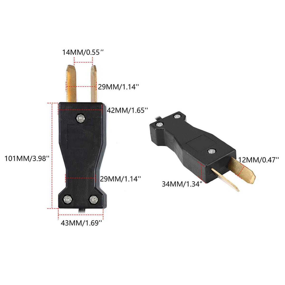 Labwork charger kit showing power cord and fuse tube for ready setup.
