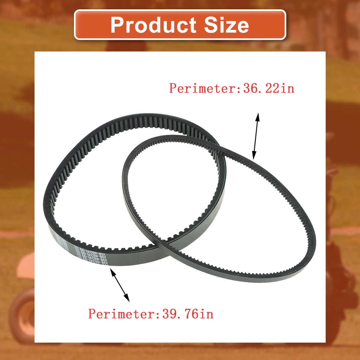 Labwork starter and generator belt for Yamaha G16/G19/G22.