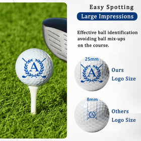 LACGO dad retirement gift golf balls, a thoughtful keepsake.