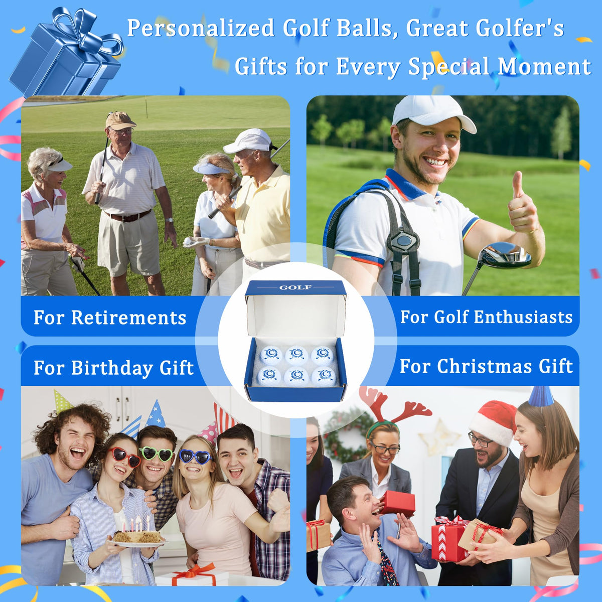 LACGO elegant packaging highlights gift-ready presentation for golf lovers.