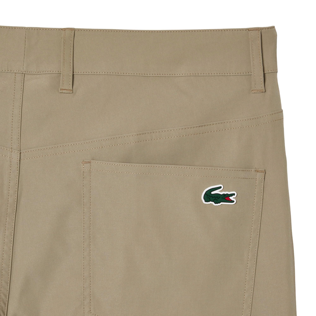 Lacoste Lion Green Sport Ultra Dry pants logo detail denotes brand quality