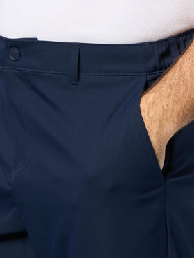 Lacoste Men's SPORT Ultra Dry golf pants pocket detail displaying secure storage on course