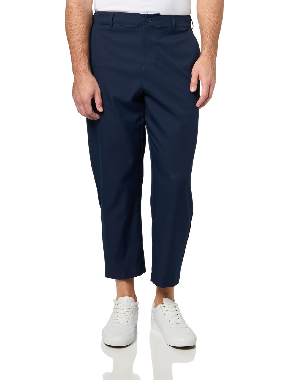 Lacoste Men's SPORT Ultra Dry golf pants side view showing sleek fit and comfort