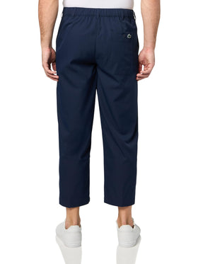 Lacoste Men's SPORT Ultra Dry golf pants weave texture close-up highlighting durable twill fabric