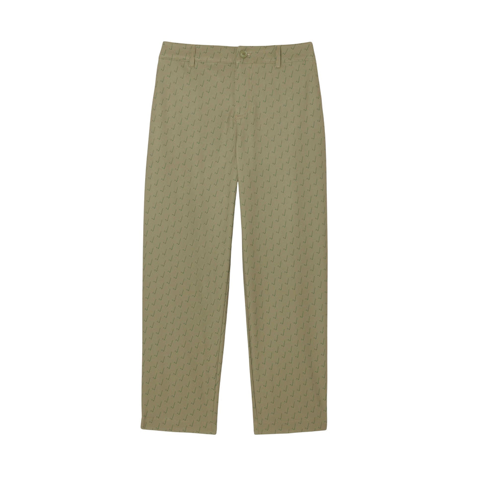 Lacoste Sport Ultra Dry Golf Pants in olive for on-course comfort and performance.