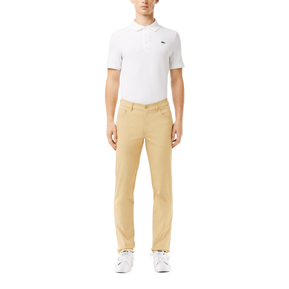 Lacoste Sport Ultra Dry pants croissant 34 waistband detail showing flexible comfort