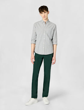 Lacoste Sport Ultra Dry Slim Fit back view highlights durable flat-front design