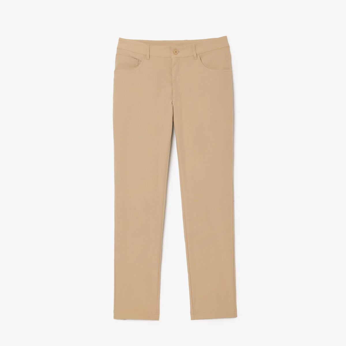 Lacoste inseam detail shows 32-inch inseam for versatility.