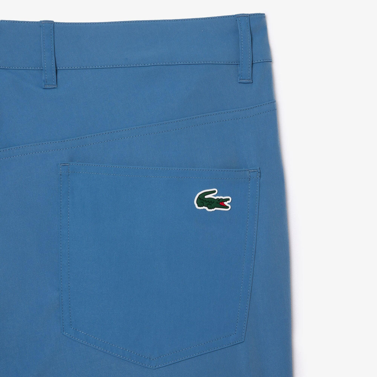 Lacoste Sport Ultra Dry waistband detail highlights secure fit during rounds
