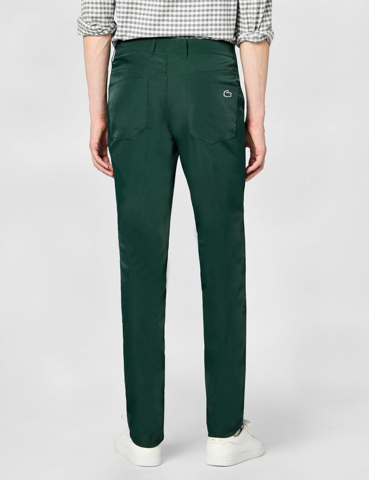 Lacoste Sport Ultra Dry Slim-Fit pants pocket design emphasizes convenient five-pocket utility.