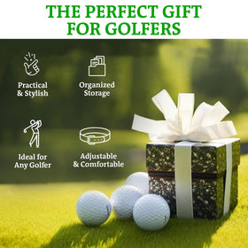 Slim, compact design of Lady Caddy pouch for easy access on course
