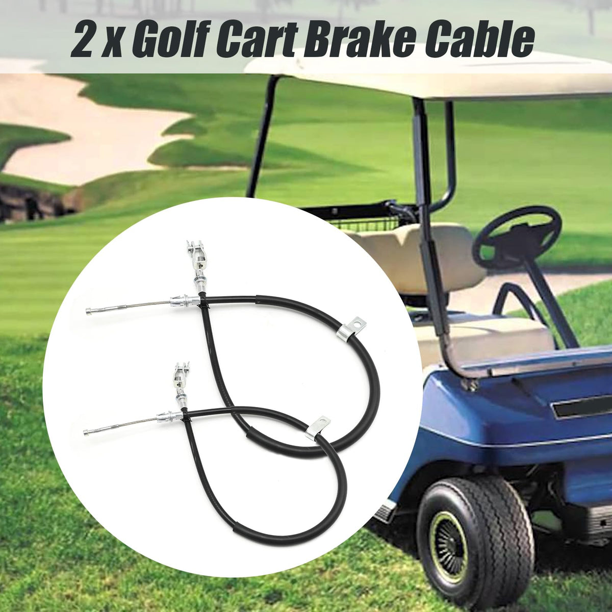Laffoonparts club car Precedent Tempo brake cable installation made simple.