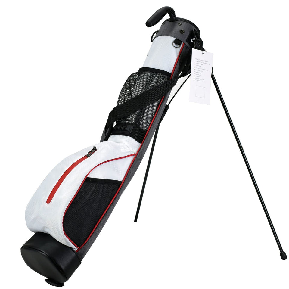 LAISUNTIM golf bag white retractable stand for quick setup