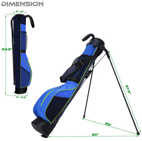 LAISUNTIM stand bag with 2-way divider keeps clubs organized