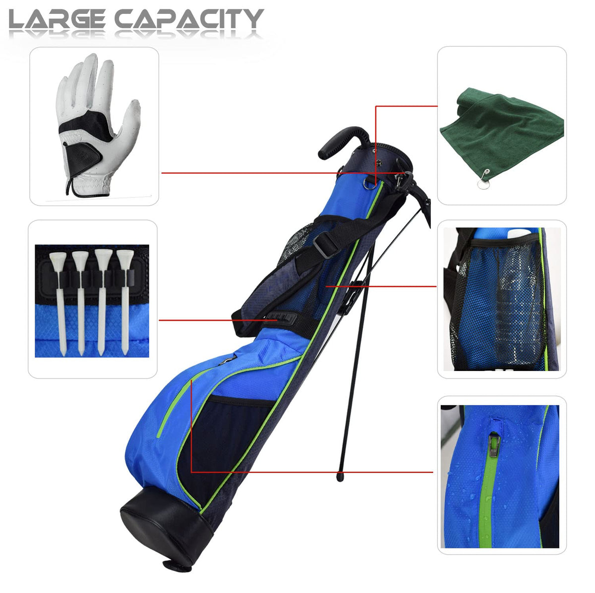 LAISUNTIM detachable strap distributes weight for easier carrying