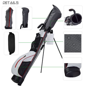 LAISUNTIM waterproof fabric golf bag white protects clubs in rain