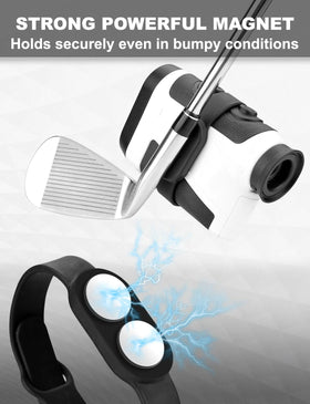 Lamborsafe adjustable rangefinder mount keeps device within reach and unobtrusive.
