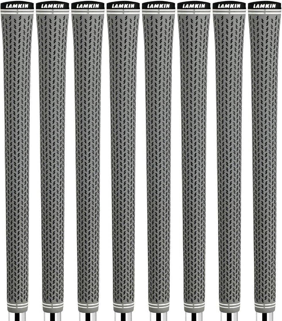 Lamkin Crossline 360 Gray grip bundle—eight grips, all-weather comfort and quick installation