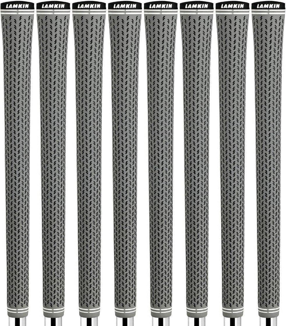 Lamkin Crossline 360 Gray grip bundle—eight grips, all-weather comfort and quick installation