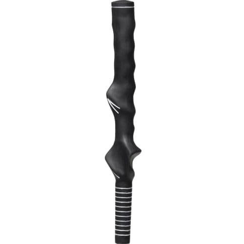Lamkin left-handed training grip on a club showing left-hand swing alignment