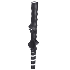Lamkin training grip attached to golf club used for grip placement and consistency