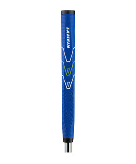 Lamkin Sink Fit Deep-V Mid Grip 58R side view showing ergonomic profile for steady putts