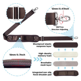 LANDFOBO dual-end buckles provide secure, adjustable attachment