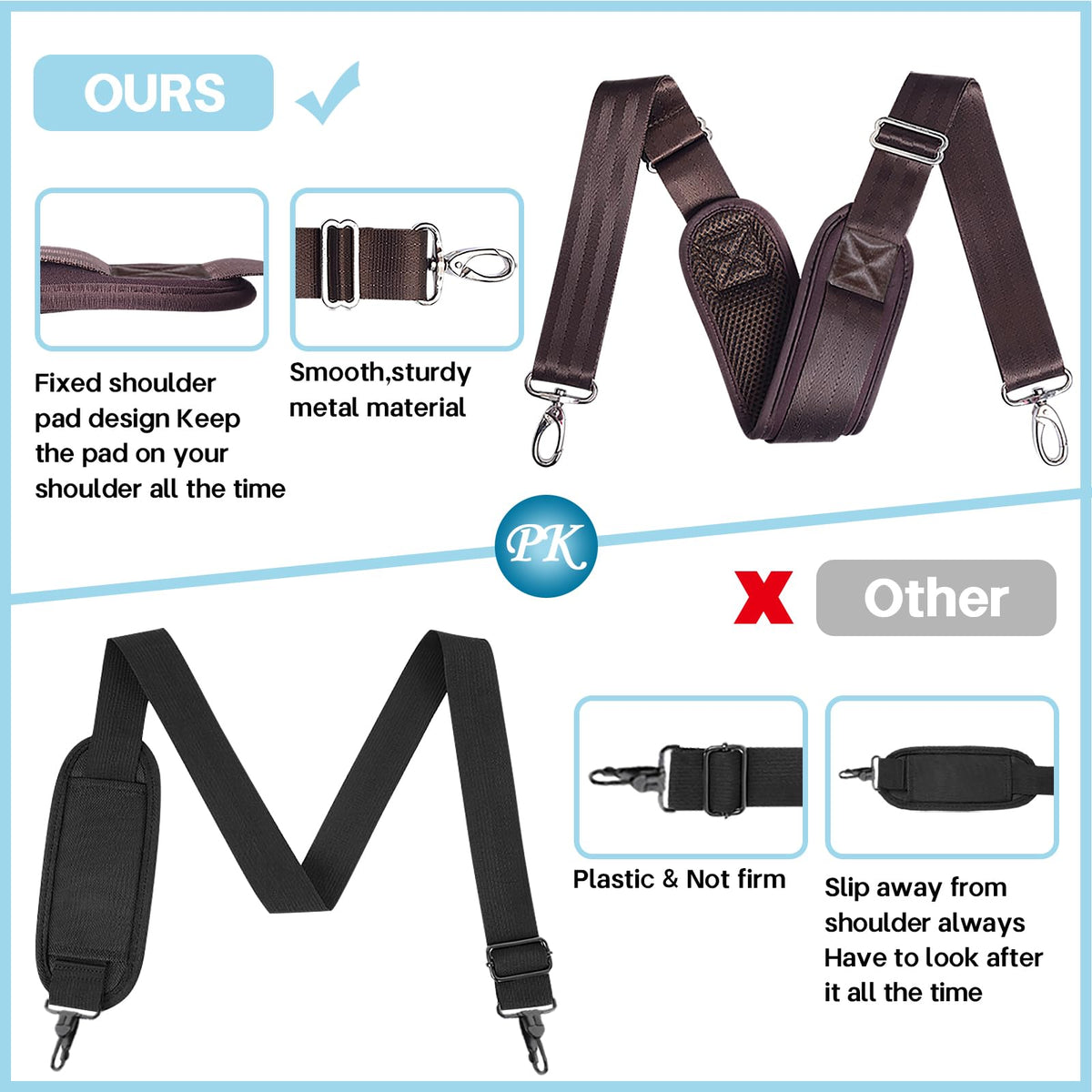 LANDFOBO rotating heavy-duty hook for easy bag mounting