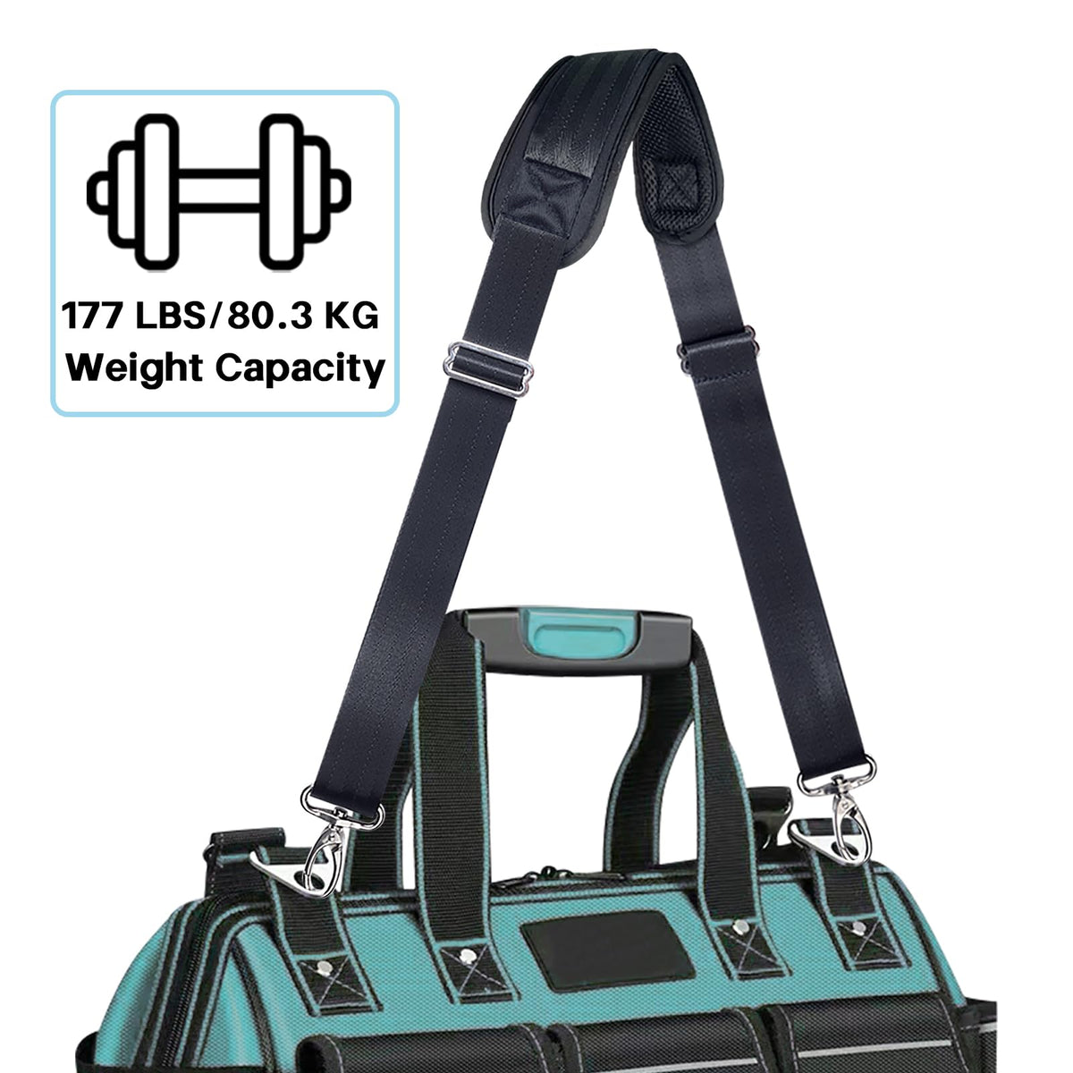 LANDFOBO 360-degree-rotation hook eases bag attachment