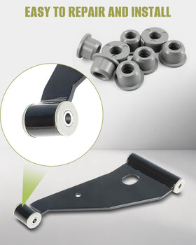 LANDSIN golf cart suspension bushings pack gray for easy upkeep.
