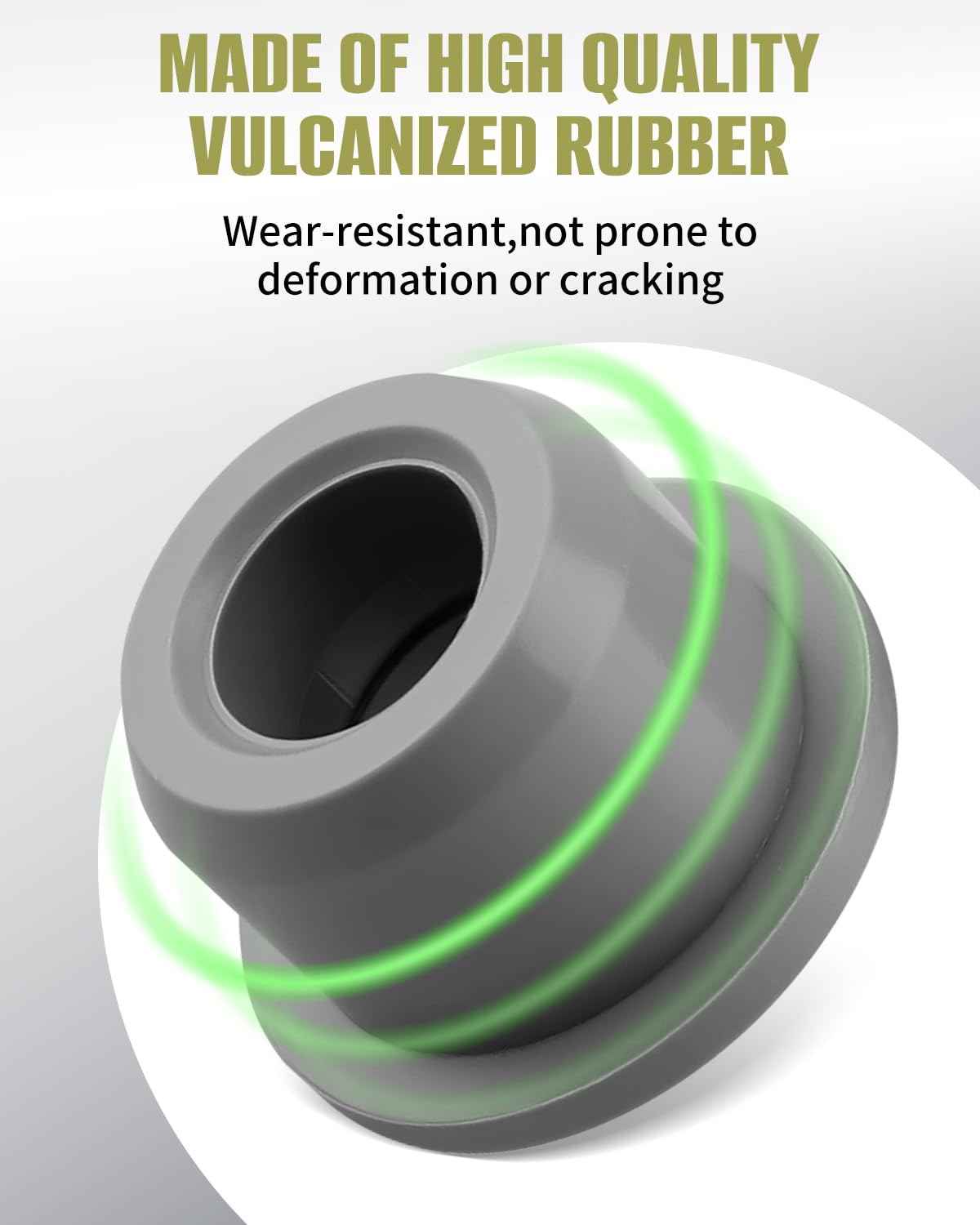 LANDSIN vulcanized rubber bushings gray for durable suspension.