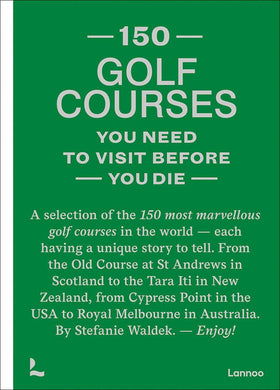 LANNOO 150 golf courses cover image inspires travel planning for golf lovers.